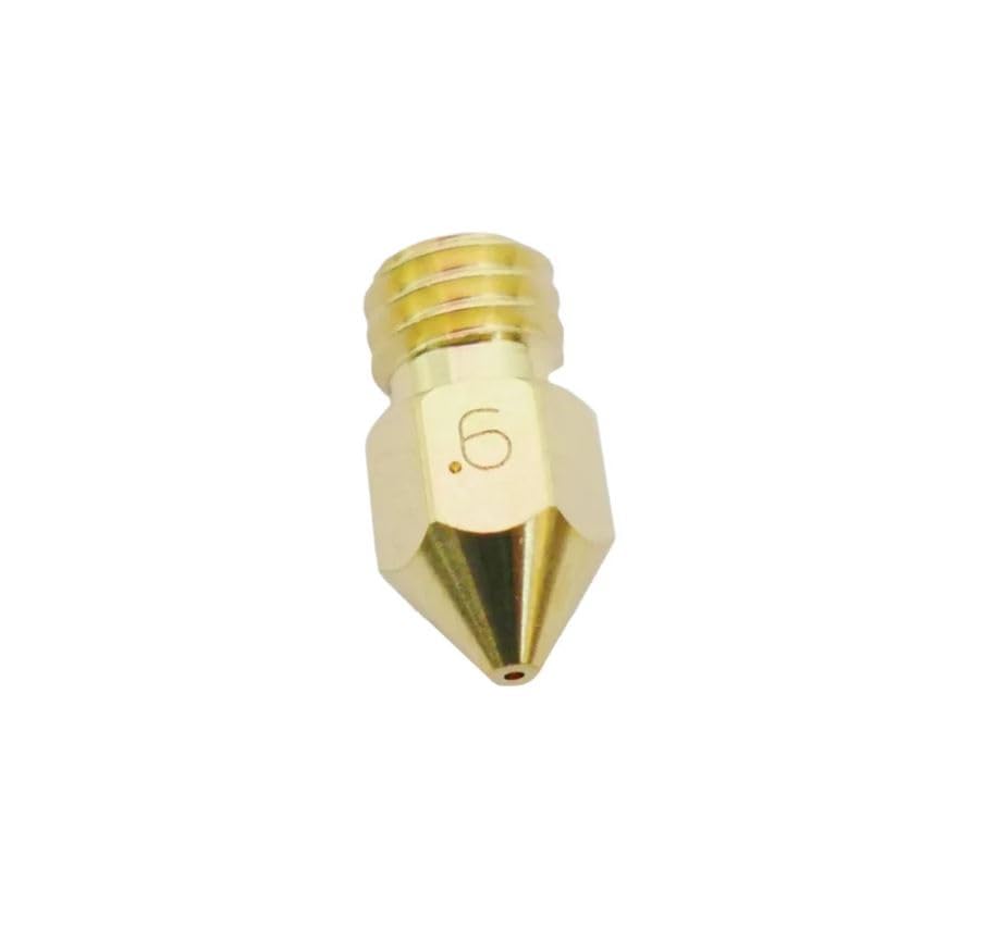 E3D Brass MK8 Nozzle, 1.75mm x 0.60mm (MK8-NOZZLE-0600)