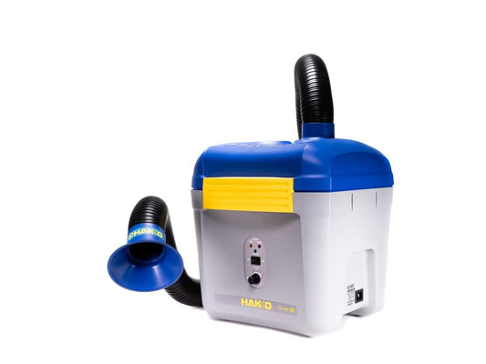 Hakko FA430-KIT2 - Two Port Fume Extractor with C1572 Duct Kit with Round Nozzle