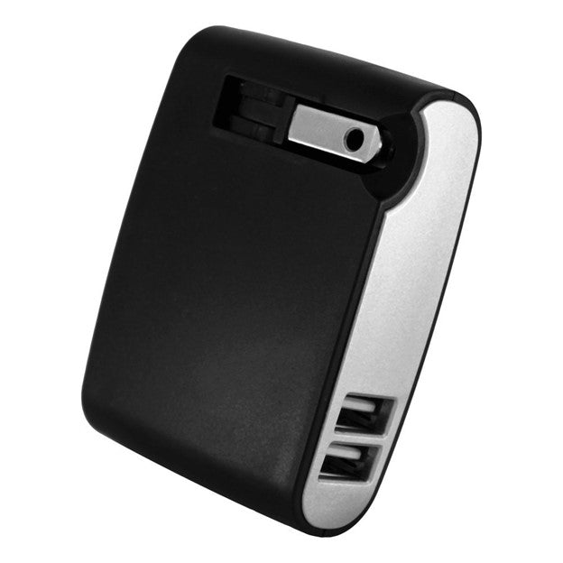 Quantum 3D 4 Port USB AC Power Adapter (110/220V AC, 2 Amp, for iPad, iPhone, iPod and Other Electronics)
