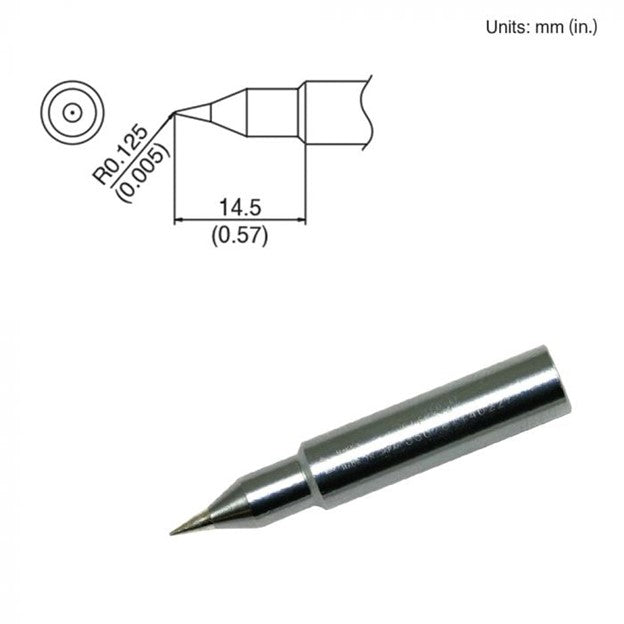Hakko T18-S4 Sharp Soldering Tip for FX-888DX, FX-888D, FX-888, 913 Iron, 907, 907-ESD, 900M, 900M-ESD, 928, 936, 936-ESD, 937, 703, FX-600, and FX-600D (3 Pack)