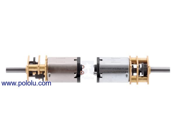 Pololu 1000:1 Micro Metal Gearmotor LP 6V with Extended Motor Shaft (Item 3058)