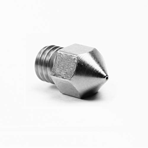 Micro Swiss Plated Wear Resistant Nozzle MK9 CTC, FlashForge Creator, Wanhao .4mm