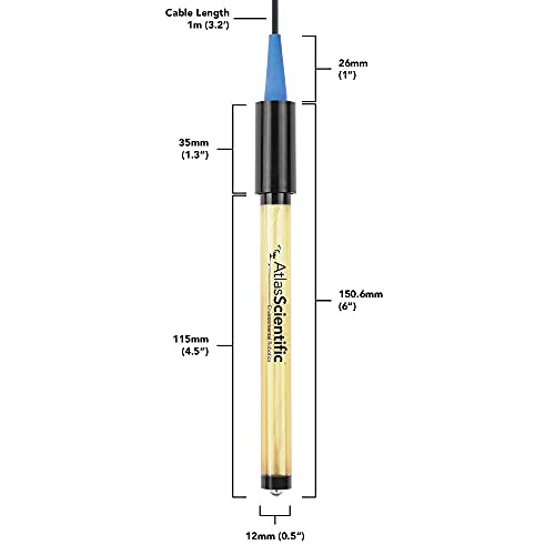 Atlas Scientific Oxidation-Reduction Potential Lab Grade ORP Probe -2000mV – 2000mV