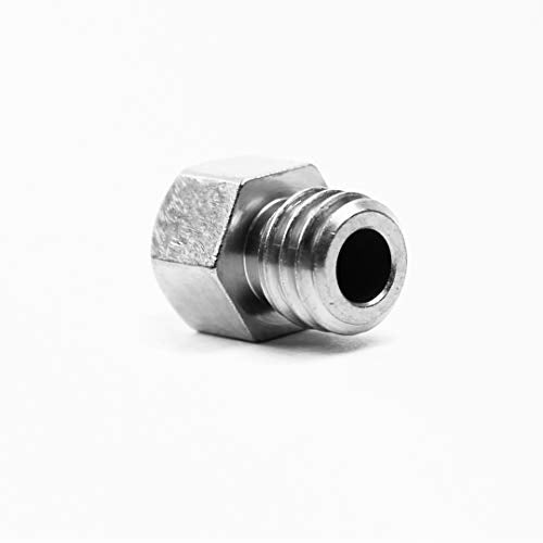 Micro Swiss Plated Wear Resistant Nozzle MK9 CTC, FlashForge Creator, Wanhao .4mm