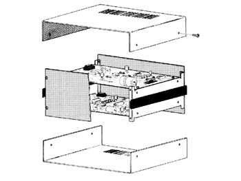 Velleman L750 Metal Housing Cassette, 1 Grade to 12 Grade, 3.1" Height, 5.2" Wide, 7.9" Length