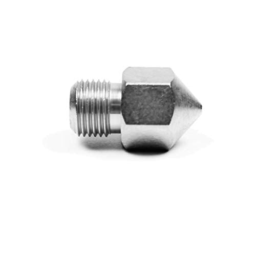 Micro Swiss Plated Wear Resistant Nozzle for WANHAO Duplicator 5 Series .6mm (M2545-06)