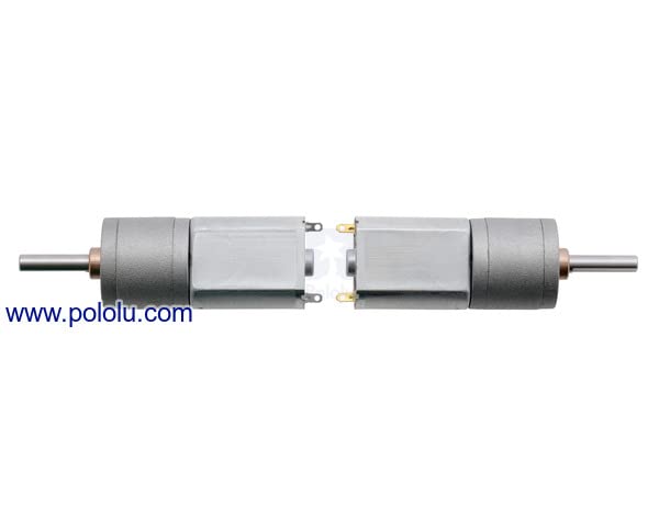 Pololu 78:1 Metal Gearmotor 20Dx43L mm 12V CB with Extended Motor Shaft (Item 3489)