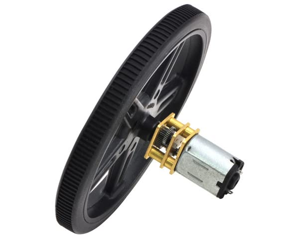 Pololu 1000:1 Micro Metal Gearmotor LP 6V with Extended Motor Shaft (Item 3058)