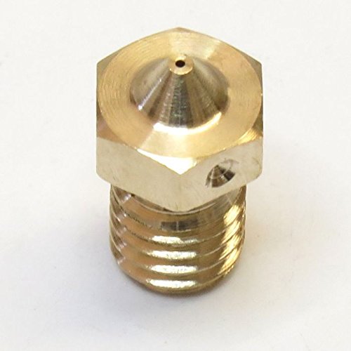 Genuine E3D Brass V6 Nozzle - 1.75mm x 0.80mm (V6-NOZZLE-175-800)