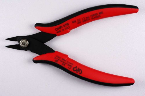 Hakko CHP-170 Micro Soft Wire Cutter, 1.5mm Stand-off, 16 Gauge Maximum Cutting Capacity