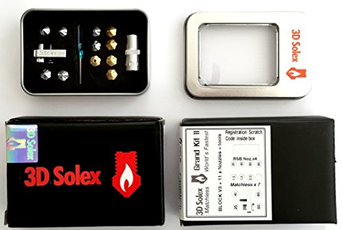Genuine Bondtech 3D Solex Matchless Nozzle kit Grand 11 (3DSolex_Grand11)