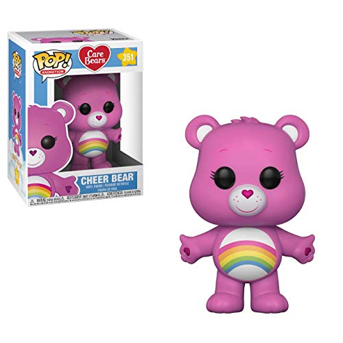 Funko POP! Animation: Care Bears Cheer Bear (Styles May Vary) Collectible Figure, Multicolor