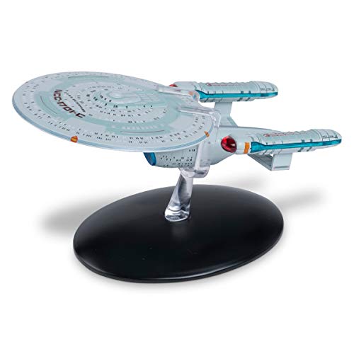 Eaglemoss Star Trek The Official Starships Collection #10: USS Enterprise NCC-1701C Ship Replica, Multi Color