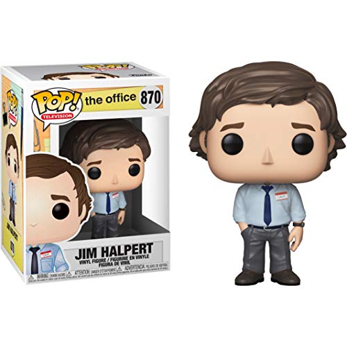 Funko Jim Halpert Pop TV Vinyl Figure & 1 Compatible Graphic Protector Bundle (34903 - B)