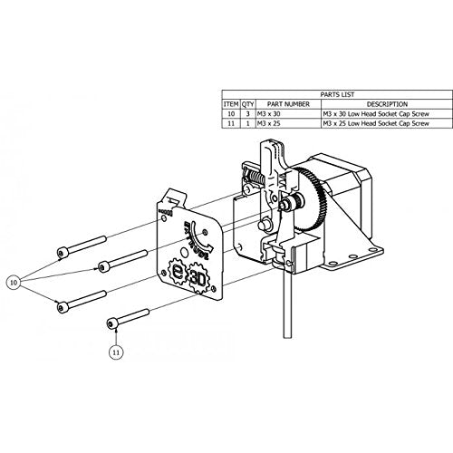 Genuine E3D Titan Idler arm (TITAN-IDLER-2.1)