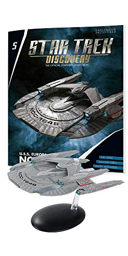 Eaglemoss Star Trek Discovery The Official Starships Collection: #05 U.S.S. Europa NCC-1648 Ship Replica, Multi-Color