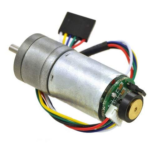 Pololu 75:1 Metal Gearmotor 25Dx54L mm LP 12V with 48 CPR Encoder (Item 3266)