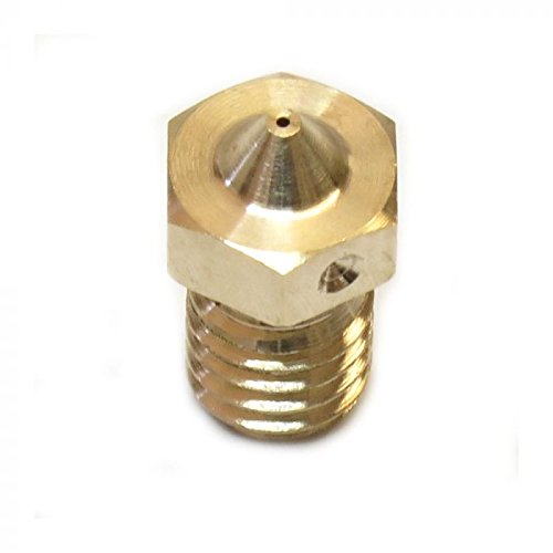 Genuine E3D Brass V6 Nozzle - 3.00mm x 0.60mm (V6-NOZZLE-300-600)