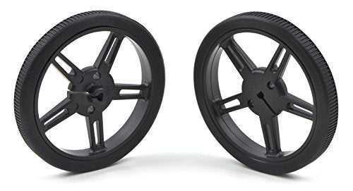 Pololu Wheel 60×8mm Pair - Black (Item: 1420)