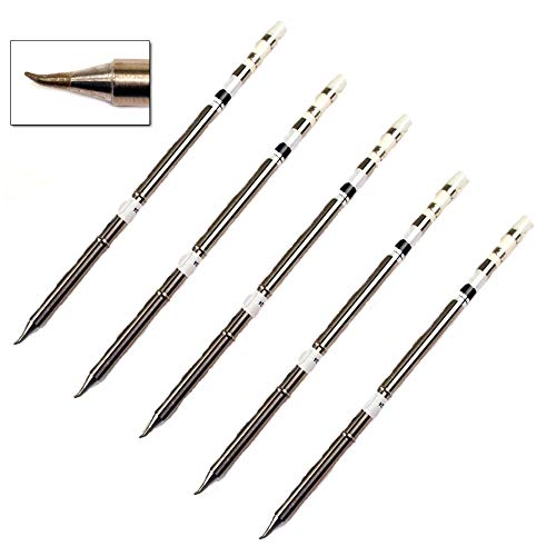 Hakko T15-JS02 Conical Bent Tip R 0.2/30 Degree, 1.6 x 7.9 mm for FX-953 (5 Pack)