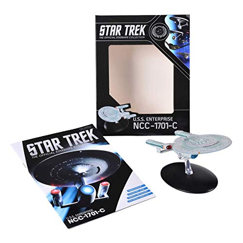 Eaglemoss Star Trek The Official Starships Collection #10: USS Enterprise NCC-1701C Ship Replica, Multi Color