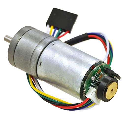 Pololu 4.4:1 Metal Gearmotor 25Dx48L mm HP 12V with 48 CPR Encoder (Item 3213)