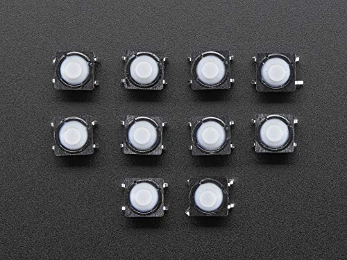 Adafruit 3101 Soft Tactile Button 8mm 10 Count