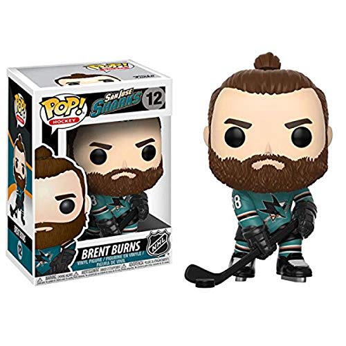 Funko NHL Brent Burns (Home Jersey) Pop Vinyl Figure, 3.75 inches