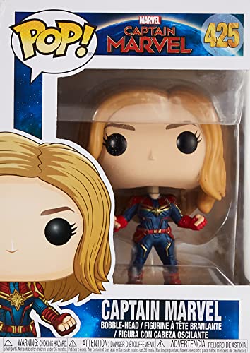 Funko Pop! Marvel: Captain Marvel (Styles May Vary) Toy, Multicolor, Standard (36341)