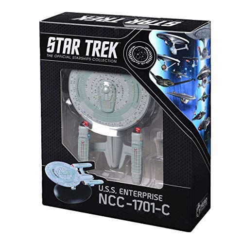 Eaglemoss Star Trek The Official Starships Collection #10: USS Enterprise NCC-1701C Ship Replica, Multi Color