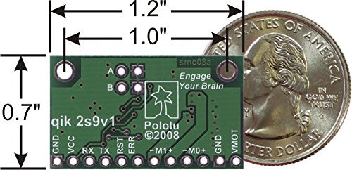 Pololu Qik 2s9v1 Dual Serial Motor Controller (Item 1110)