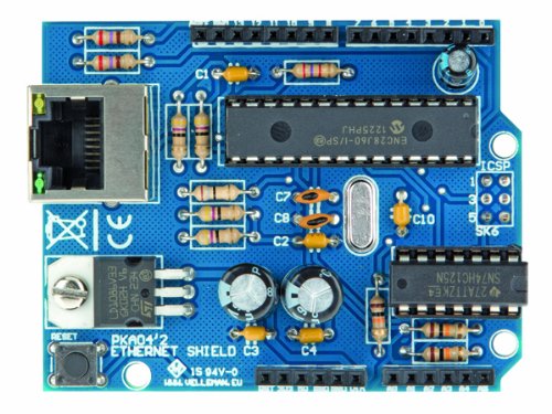 Velleman VMA04 Ethernet Shield for Arduino, 1 Grade to 12 Grade, 1.18" Height, 2.16" Wide, 2.75" Length