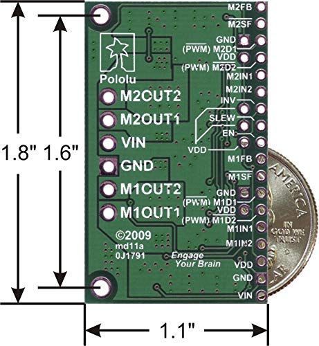 Pololu Dual MC33926 Motor Driver Carrier (Item 1213)