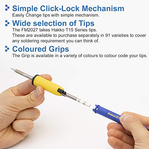 Hakko FM2027-01 Hakko Locking Solder Iron Kit, Includes Sleeve Assembly and Pad, No Tip