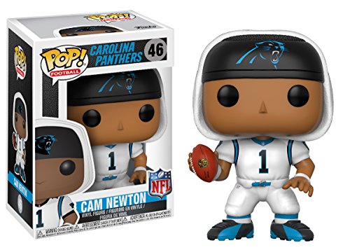 Funko POP NFL: Cam Newton (Panthers White) Collectible Figure