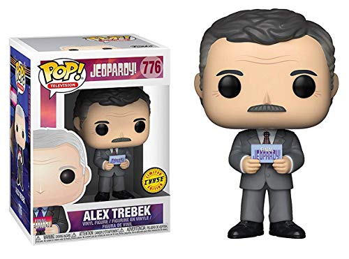 Funko Pop! TV: Jeopardy - Alex Trebek Limited Edition Chase Pop! Vinyl Figure (Includes Compatible Pop Box Protector Case)