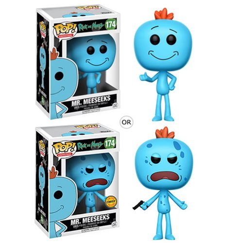 Funko Pop! Animation: Rick and Morty - Mr. Meeseeks Vinyl Figure (Styles May Vary)