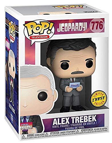 Funko Pop! TV: Jeopardy - Alex Trebek Limited Edition Chase Pop! Vinyl Figure (Includes Compatible Pop Box Protector Case)