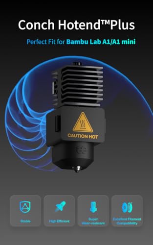 Phaetus Conch Hotend Plus_Bambulab A1/A1mini_0.4mm (CONCH-PLUS-BAMBU-A1/A1MINI-0400)