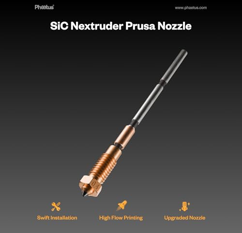 Phaetus NexTruder Prusa SiC Nozzle 0.4mm (PRUSA-SiC-NOZZLE-0400)