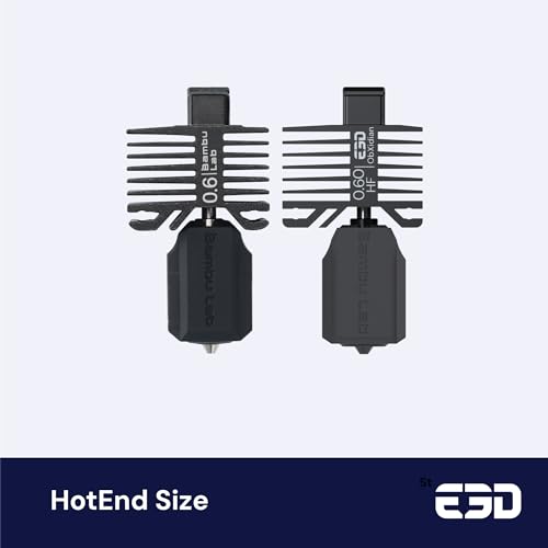 E3D High Flow ObXidian™ Metal Only HotEnd for Bambu Lab X1/P1 Series. Offically Approved by Bambu Lab.