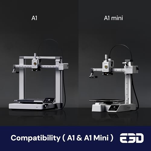 E3D DiamondBack Bambu Lab A1 & A1 Mini Hotend, Polycrystalline Solid Diamond Tip, Improved Extrusion, Long Life, Wear Resistant, Officially Bambu Approved