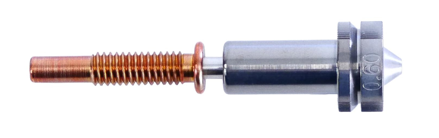E3D Rapid Change Nozzle Assembly High Temperature Abrasive, Single Boxed, 0.60mm (RC-NOZZLE-HTA-AS-0600-SPK)