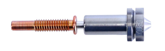 E3D Rapid Change Nozzle Assembly High Temperature Abrasive, Single Boxed, 0.60mm (RC-NOZZLE-HTA-AS-0600-SPK)