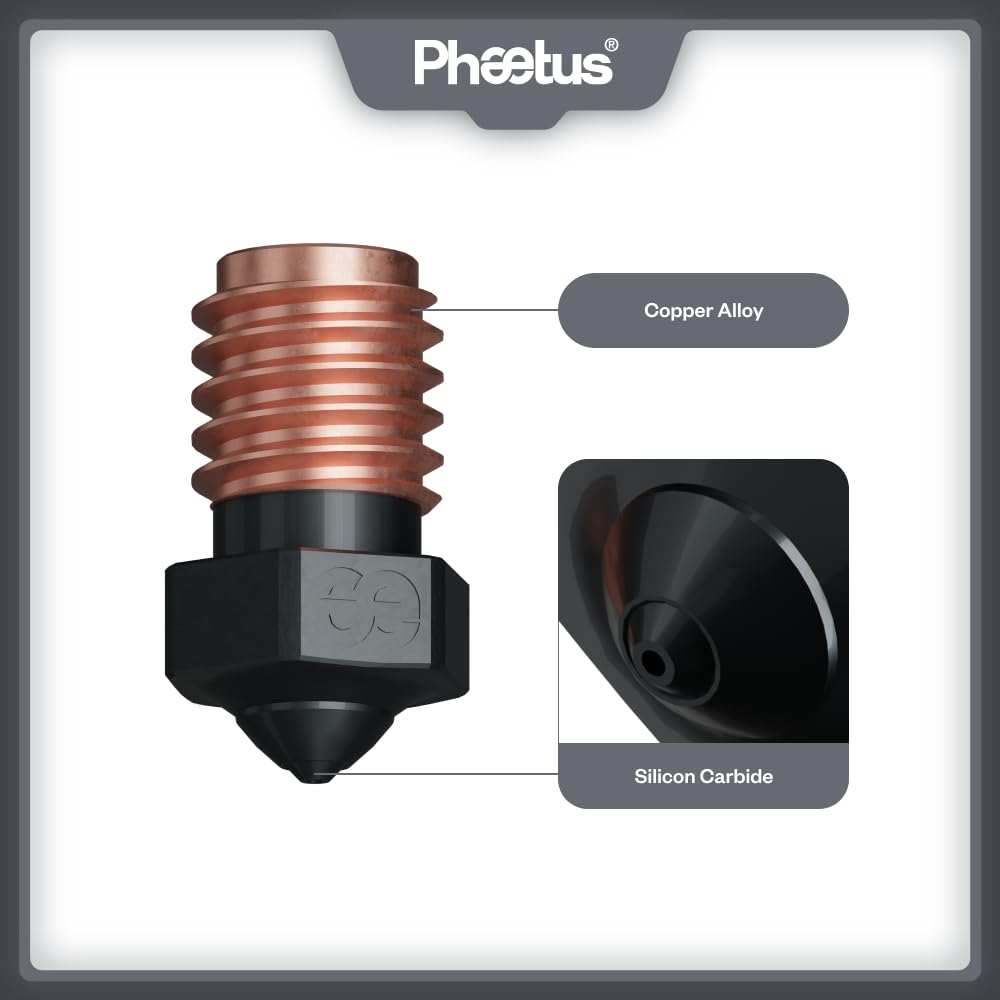 Phaetus PS Silicone Carbide Nozzle 0.4/1.75mm
