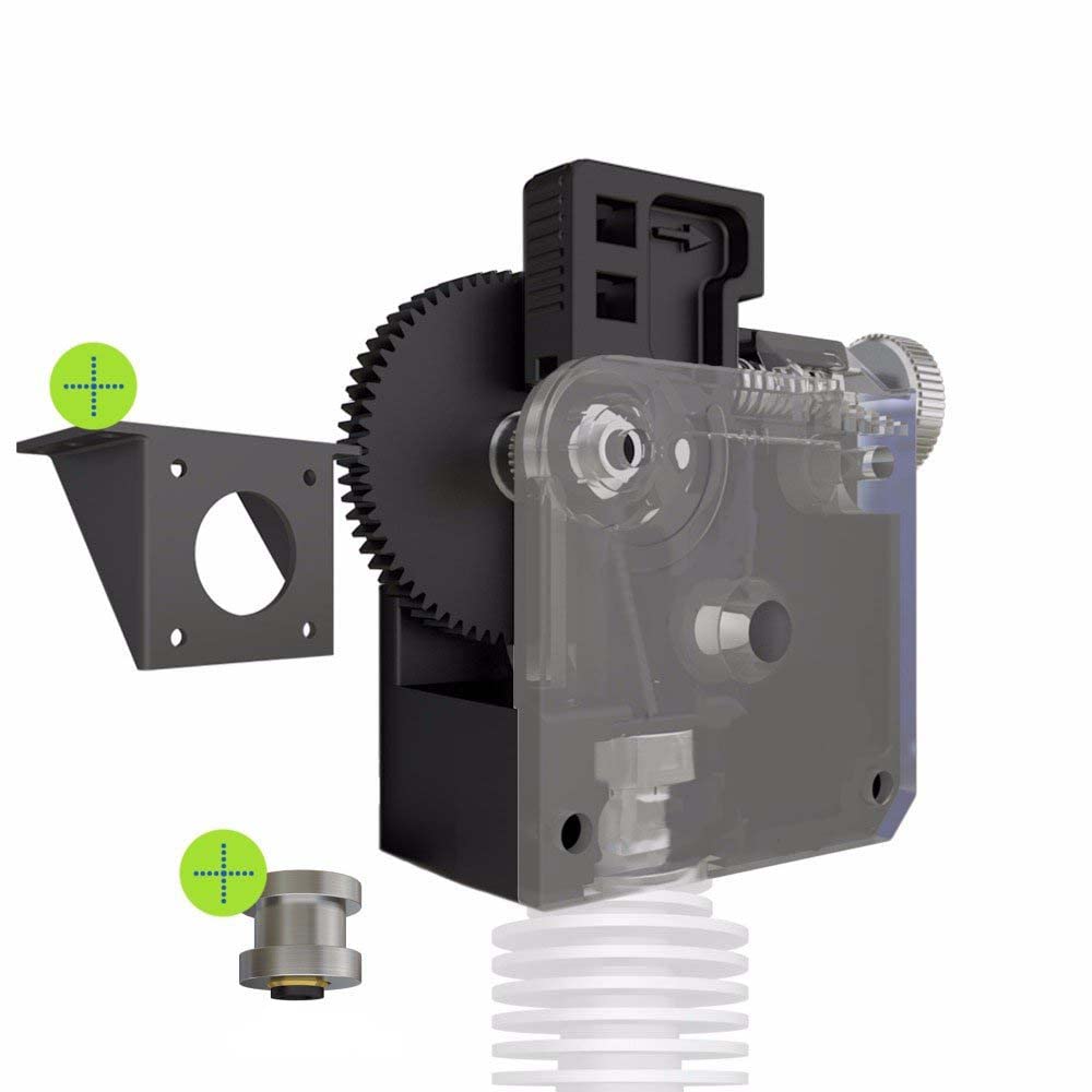 Genuine E3D Titan Extruder Mirrored Mounting Bracket 3mm Bowden Adapter (Titan-EXT-MIR-+BR-+BA300)