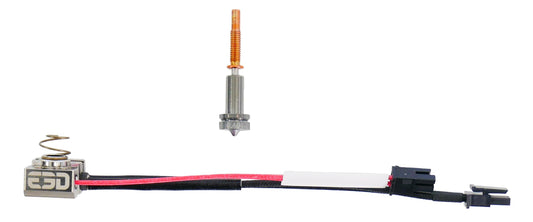 E3D Revo Ultra-High Temperature Hotside PT100 Single Nozzle, 500 Celsius (REVO-HOT-PT100-UHT-AS-HTA)