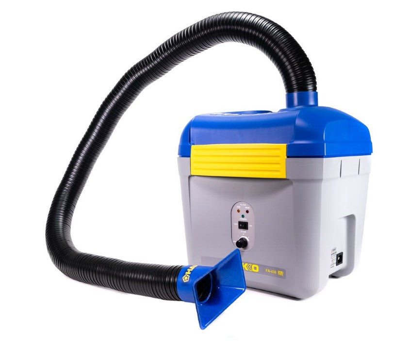 Hakko FA430-KIT1 Smoke and Fume Extractor with Duct & C1571 Rectangular Nozzle