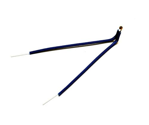 Fibreglass Sleeving for Insulating Thermistors (100mm) (E-SLEEVING-FBGS-BLUE-30AWG)