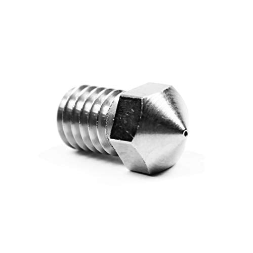 Micro Swiss Plated Wear Resistant Nozzle RepRap - M6 Thread 3mm .25mm